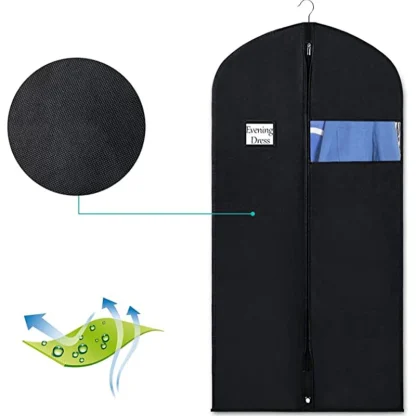 Hanging Clothes Garment Bag with Clear Window - Image 6