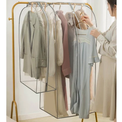 Clear Clothes Rack Cover Garment Bag - Image 4