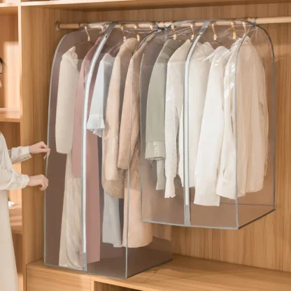 Clear Clothes Rack Cover Garment Bag - Image 5