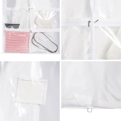 Transparent Multi-Pocket Garment Bags - Image 3