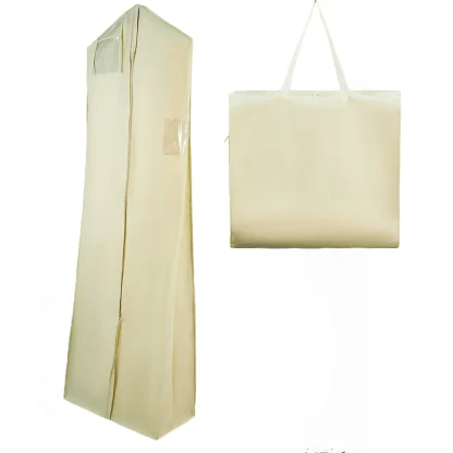 Gusseted Dress Garment Cover with ID Pockets