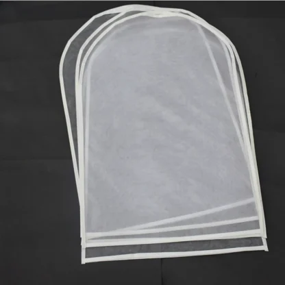 White Breathable Clothes Garment Covers - Image 2