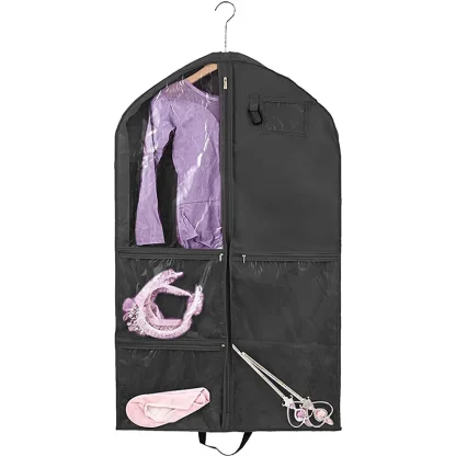 Garment Bags with Accessories Zipper Pocket