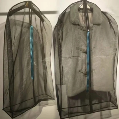 Black Clothes Dust Cover Garment Bag - Image 3