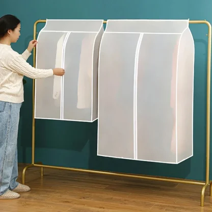Spacious Clear Hanging Garment Bag Organizer - Image 3