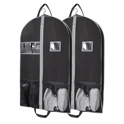 Travel Suit Garment Bag with Mesh Pockets - Image 3