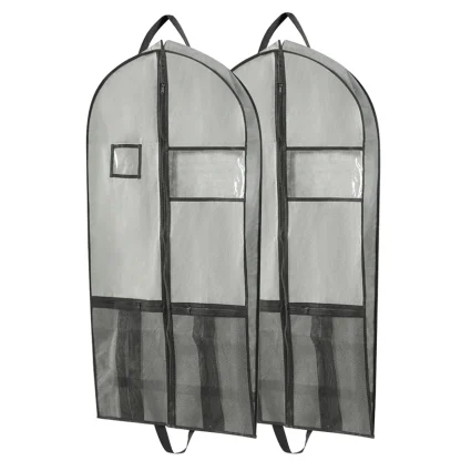Hanging Garment Bag with Mesh Shoe Pockets - Image 5