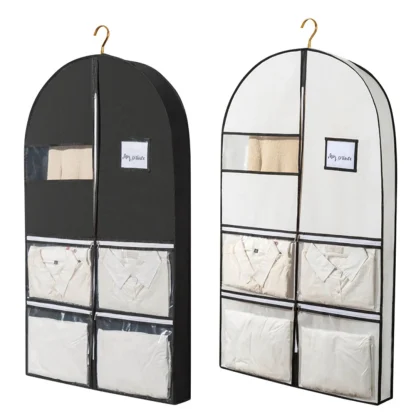 Breathable Garment Bag with Accessory Pockets - Image 3