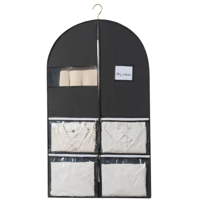 Breathable Garment Bag with Accessory Pockets - Image 5