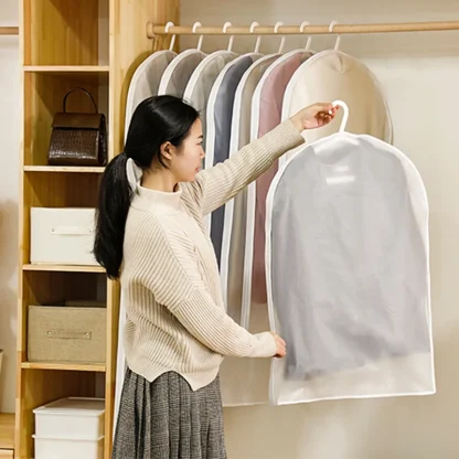 Long Hanging Side Open Zipper Garment Bag - Image 3