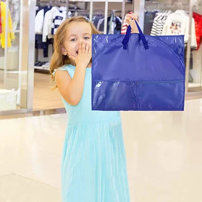 Waterproof Storage Garment Bag with Zipper Pockets - Image 4