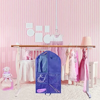 Waterproof Storage Garment Bag with Zipper Pockets - Image 5