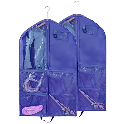 Waterproof Storage Garment Bag with Zipper Pockets