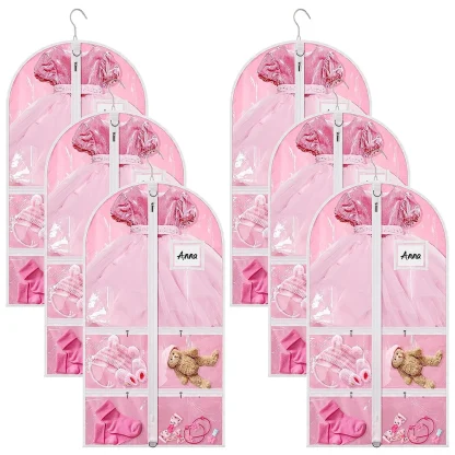 Pink Outfit Organizer Garment Bag - Image 2