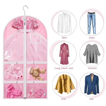 Pink Outfit Organizer Garment Bag - Image 4