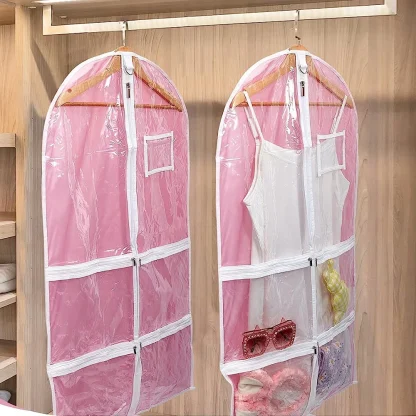 Pink Outfit Organizer Garment Bag