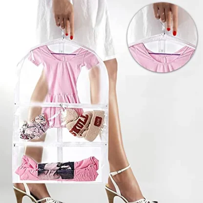 Travel Storage Kids Garment Bag with Pocket - Image 3