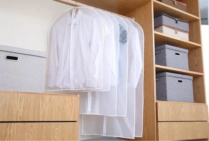Transparent Hanging Garment Bag - Image 3