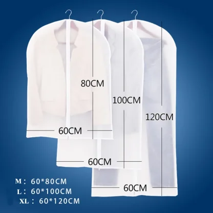 Transparent Hanging Garment Bag - Image 7