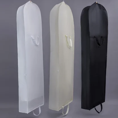 Clear Bridal Attire Garment Bag - Image 3