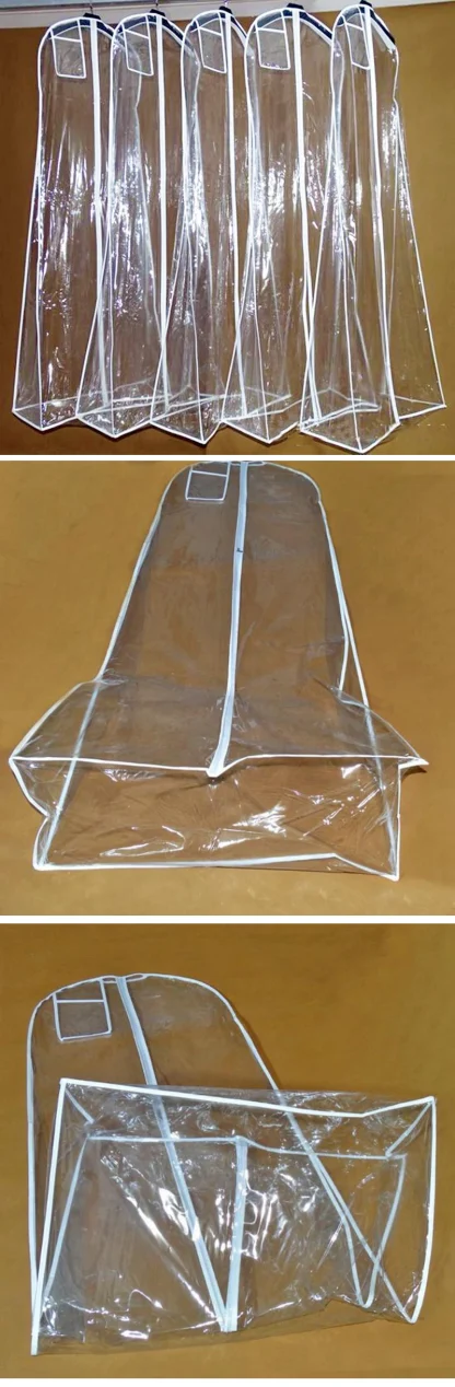 Clear Waterproof Garment Bag - Image 4