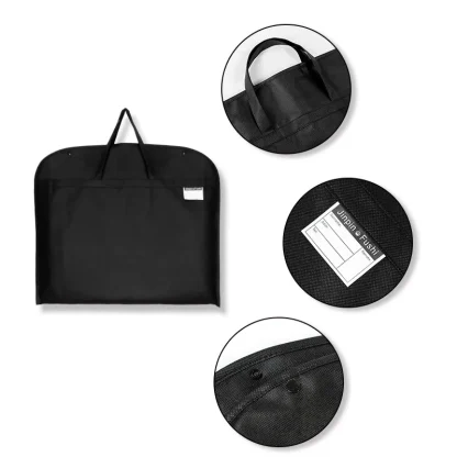Zippered Coat Garment Bag for Travel - Image 4